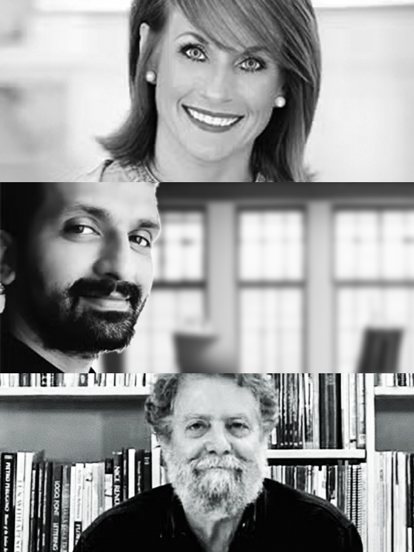 A spiral bound book with calligraphy elements and a gray, black and red design.