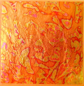 Simple Leaf Variegated Firelight Out of Packaging