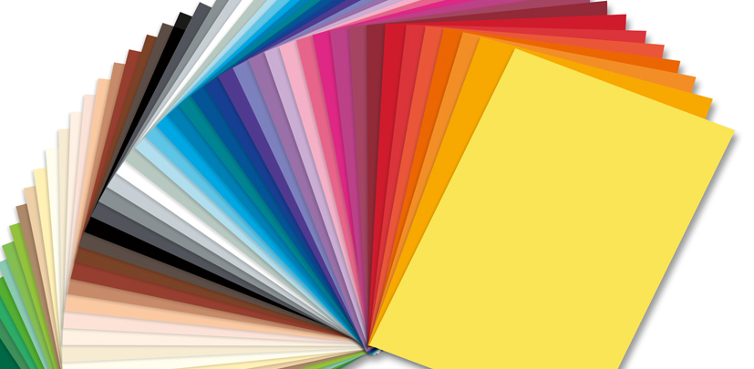 Folia Assorted Colored Paper, 120 gsm, 8-1/4 x 11-3/4 Inches, Pack of 250