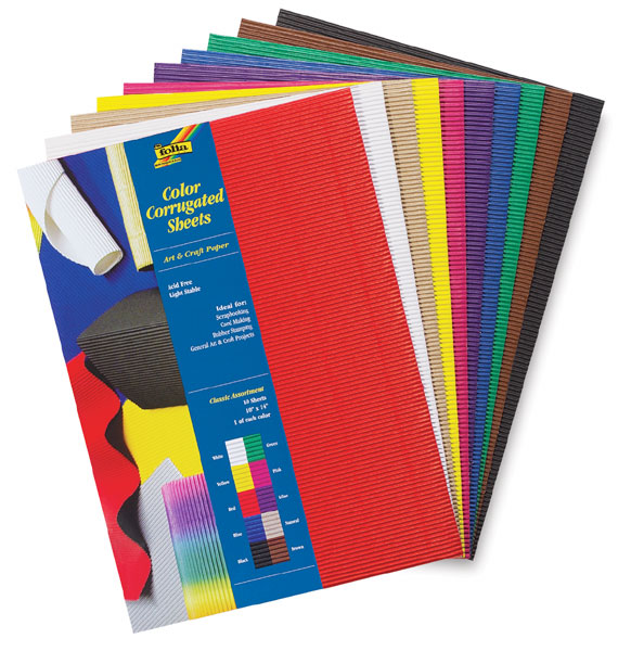 19.5X27.5 White Folia Colored Art Paper SH/130gsm