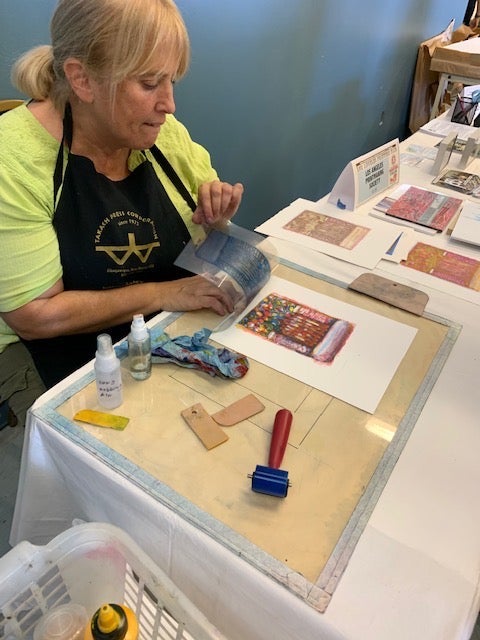 Introduction to Printmaking with Akua Demo Artist Carey James