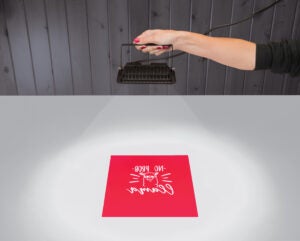 Speed Screens- Llama Process Step 3 - post expose