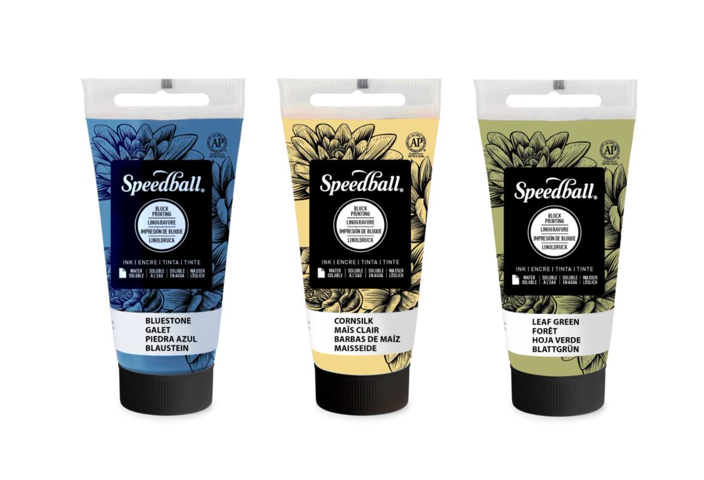 Speedball Blockprinting Watersoluble Ink Starter Set