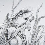 Artist : Joe Sutphin
Made from: Arnhem 1618, 320gsm Warm White &
Hunt #102 Crowquill Nib