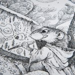 Artist : Joe Sutphin
Made from: Arnhem 1618, 320gsm Warm White &
Hunt #102 Crowquill Nib