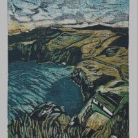 "Carrick-a-Rede" | Matthew Squibb | Woodcut